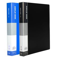 Deli 38147 Display Book - A4 - 40 Pockets - Assorted Color (Pack of 12)