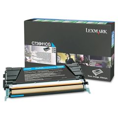 Lexmark C736H1CG C73X/X73X 10K Cyan Program Cartridge