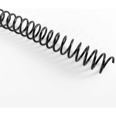 TPPS Plastic Binding Coil, 4:1, 12mm, Black (Pack of 100)