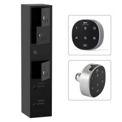 Godrej Digital 6 Door Locker with Advanced Touch Screen Lock, Black