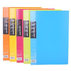 Deli 5034 Display Book - A4 - 40 Pockets - Assorted Color (Pack of 10)