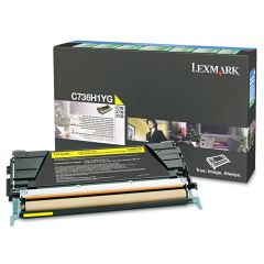 Lexmark C736H1YG C73X/X73X 10K Yellow Program Cartridge
