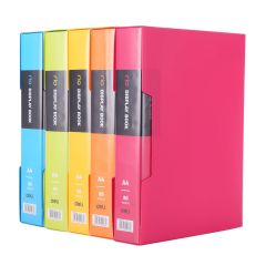 Deli 5036 Display Book - A4 - 80 Pockets - Assorted Color (Pack of 6)