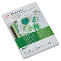 GBC 3200723 Laminating Pouch, A4 125 Micron, Pack of 100
