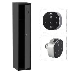 Godrej Digital Single Door Locker with Advanced Touch Screen Lock, Black