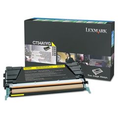 Lexmark Yellow High Yield Return Program toner Cartridge 10k