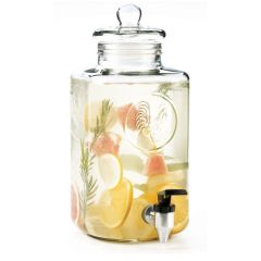 Libbey GW92164 Farmhouse Infusion Jar With Spigot & Lid - 7 Liter (Pack of 2)