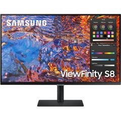 SAMSUNG LS32B800P UHD Flat Monitor with DCI-P3, HDR, HAS AND USB-C -  32 Inch