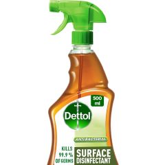 Dettol Anti-Bacterial Surface Disinfectant Spray Cleaner - 500ml