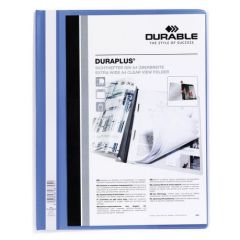Durable 2579-06 Duraplus PVC Document Folder - A4 - Blue