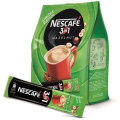 Nescafe 3 in 1 Hazelnut Coffee Mix - 17 Grams x 20 Sticks