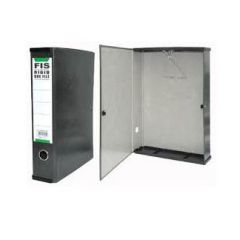 FIS FSBFRIGID-PLBK PP Rigid Box File - 210 x 330mm - Black (Pack of 10)
