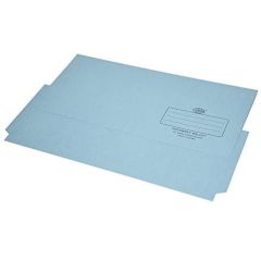 FIS FSFF8BL Document Wallet - 320GSM - F/S - Blue