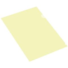 FIS FSCIE310RYL Clear View Folder - A4 - Yellow (Pack of 10)