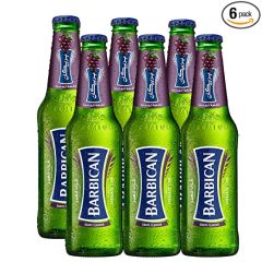 Barbican Red Grape Non Alcoholic Malt Beverage - 330ml x (Pack of 24) 