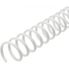 TPPS Plastic Binding Coil, 4:1, 14mm, White (Pack of 100)
