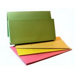 Mesco 402 Cardboard Document Wallet - F/S - Blue