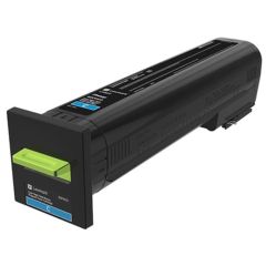 Lexmark CX82x, CX860 Cyan High Yield Return Programme Toner Cartridge Yield 17000
