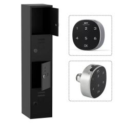 Godrej Digital 4 Door Locker with Advanced Touch Screen Lock, Black