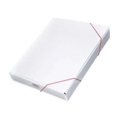 FIS FSBD1209GY PP Document Bag With Elastic Band - F/S Size - Grey (Pack of 10)