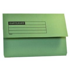 Eastlight Document Wallet - A4 Size - Green (Pack of 50)
