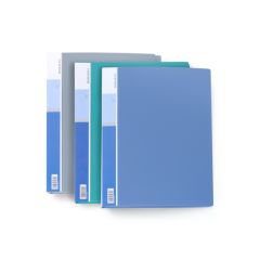 Deli 5004 Display Book with 40 Pockets - A4 - Assorted Color (Pack of 5)