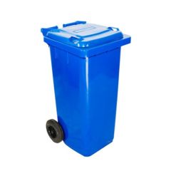 Alfa Plastic APGB-360 Plastic Garbage Bin - Blue - 360 Liter
