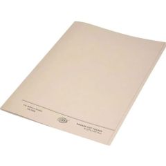 FIS FSFF7BF Square Cut Folder Without Fastener - 320gsm - F/S - Buff