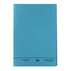 FIS FSFF7BL Square Cut Folder Without Fastener - 320GSM - A4 - Blue