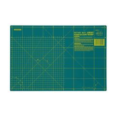Olfa RM-CG Self-Healing Double-Sided Rotary Mat - 12" x 18" - Green