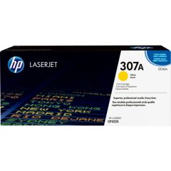 HP 307A Original LaserJet Toner Cartridge - Yellow (CE742A)