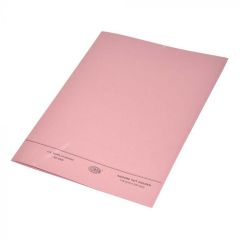 FIS FSFF7PI Square Cut Folder Without Fastener - 320gsm - F/S - Pink