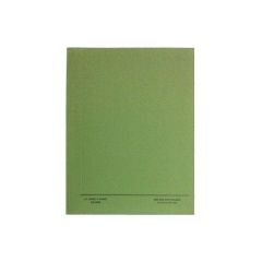 FIS FSFF9A4GR Square Cut Folder Without Fastener - 320gsm - A4 - Green