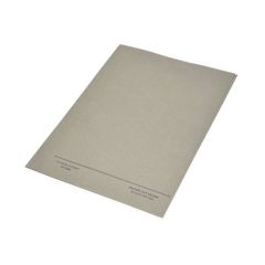 FIS FSFF9A4GY Square Cut Folder Without Fastener - 320gsm - A4 - Grey