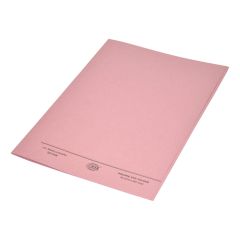FIS FSFF9A4PI Square Cut Folder Without Fastener - 320gsm - A4 - Pink