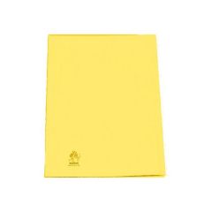 Premier Square Cut Folder with Fastener -300gsm - F/S - Yellow