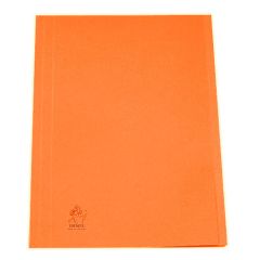 Premier Square Cut Folder with Fastener -300gsm - A4 - Orange