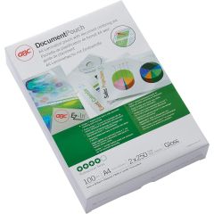 GBC 3740449 Laminating Pouch, A4 250 Micron, Pack of 50