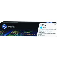 HP 130A Original LaserJet Toner Cartridge - Cyan (CF351A)