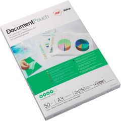GBC 3740450 Laminating Pouch, A3 250 Micron, Pack of 50