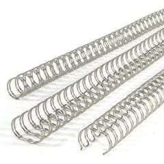 TPPS Binding Ring Wire 3:1,9.5mm(3/8"), 34 Loops, Silver (Pack of 100)