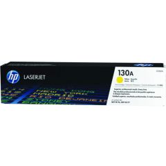 HP 130A Original LaserJet Toner Cartridge - Yellow (CF352A)