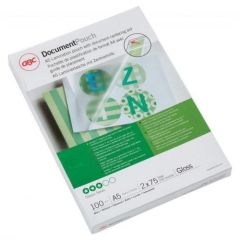 GBC 3740451 Laminating Pouch, A5 75 Micron, Pack of 100