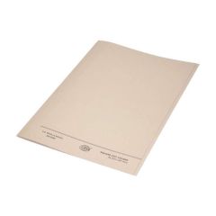 FIS Square Cut Folder with Fastener - 320gsm - A4 - Grey