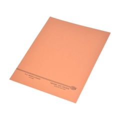 FIS Square Cut Folder with Fastener - 320gsm - A4 - Orange
