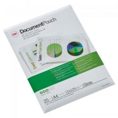 GBC 3740482 Laminating Pouch, A4 125 Micron, Pack of 25
