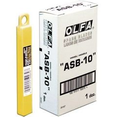 Olfa ASB-10 Standard Duty Blade - 9mm - 10 Blades/Tube x (Pack of 12)