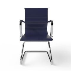 MHM UL UT-C031V PU Visitor Chair, Blue