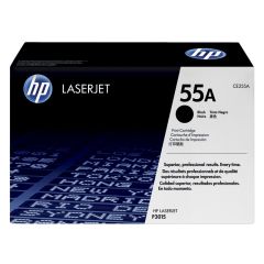 HP 55A Original LaserJet Toner Cartridge - Black (CE255A)