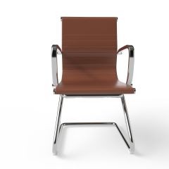 MHM UL UT-C031V PU Visitor Chair, Brown